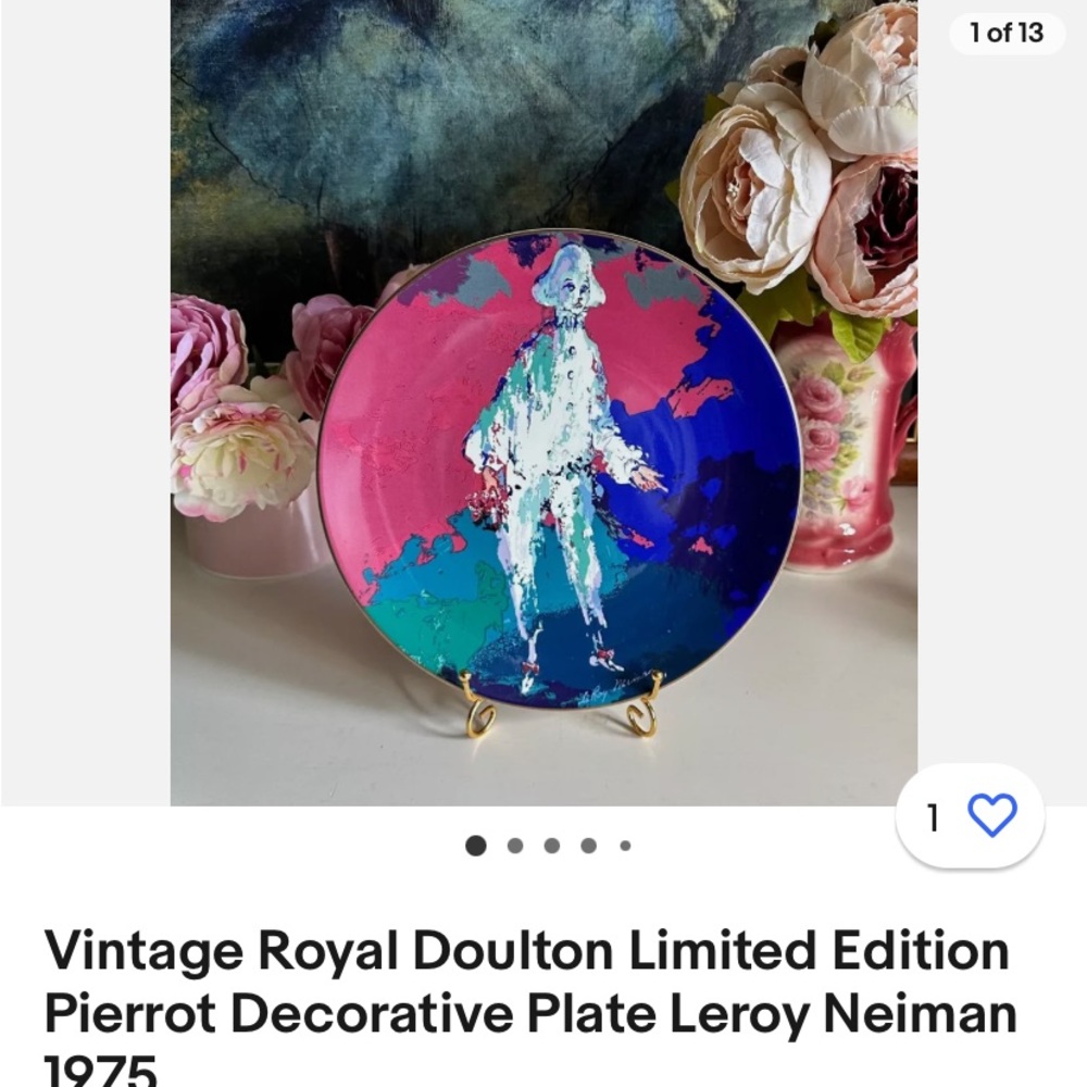 Dish..Royal Doulton issued in a Limited Edition in 1975.  MINT CONDITION
